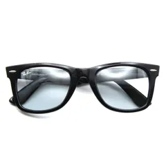 美品 Ray-Ban レイバン サングラス RB2140-F WAYFARER イタリア製 ウェイファーラー フルフィット 601/R5 ブラック 65009426