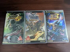 【PSP】 モンスターハンターポータブル 3種セット