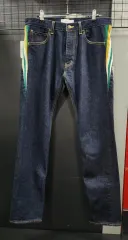 FACETASM サイドボーダー柄 デニム Indigo 31