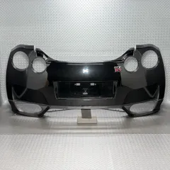 送料無料R35 日産 GT-R MY15 純正 リアバンパー 黒メタ/GAG/メテオフレークブラックパール 品番85022-JF04H/85014-KB54H (25120046)