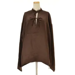【CITYSHOP】25AW 25051042899040 ACETATE V-NOTCH BLOUSE アセテートVノッチブラウス長袖ブラウスのサムネイル