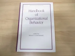 ▲01)【1点限り!】Handbook of Organizational Behavior/Robert T.Golembiewski/Dekker/1993年/洋書/組織行動ハンドブック/A