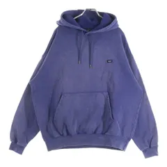 HUF (ハフ) 胸ロゴワッペン プルオーバーパーカー フーディー パープル