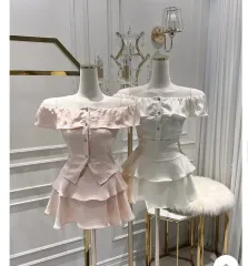 オフショルダー フリル セットアップ セット