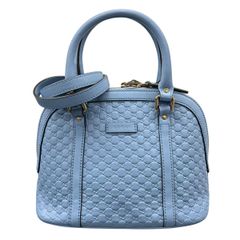 GUCCI 極美品 グッチ マイクロ グッチシマ 2WAY ハンドバッグ