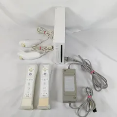 Wii本体 RVL-001 シロ リモコン2個 ヌンチャク2個 セット 任天堂 純正