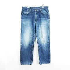 エドウィン EDWIN INTERNATIONAL BASIC 404 デニム ジーンズ ボトムス ストレート クラッシュ 34 インディゴブルー ※EKM