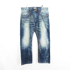 エドウィン EDWIN EXCLUSIVE VINTAGE 403XVS デニム ジーンズ ボトムス ストレート ユーズド加工 34 インディゴ ※EKM