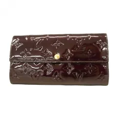 ルイ・ヴィトン(Louis Vuitton) ルイ・ヴィトン 長財布 ヴェルニ ポルトフォイユサラ M93524 アマラントレディース