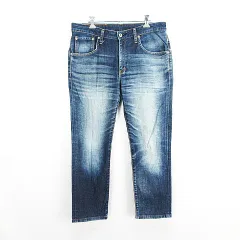 エドウィン EDWIN GE506N デニム ジーンズ ボトムス テーパード ユーズド加工 ストレッチ M インディゴブルー ※EKM