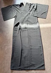 【着物  喪服】薄生地  夏用  紋付  黒