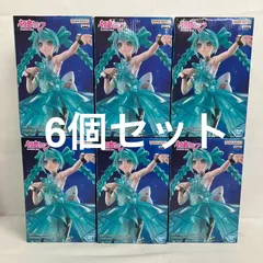 未開封 初音ミク BANPRESTO EVOLVE Clearluxe EmeraldGem フィギュア 6個セット SF1097 c107