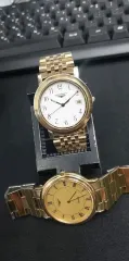 LONGINES ロンジン ゴールド ジーン クォーツ 2点数字盤/ローマ盤 スタイリッシュ グッドデザイン