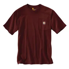 CARHARTT K87 POCKET TEE [Port] -PRT-
