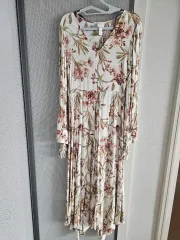 H&M フラワー ロング ONE PIECE