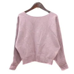 アプワイザーリッシェ Apuweiser-riche ニット セーター 長袖 2 M ピンク /MN