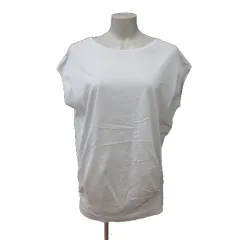 ガリャルダガランテ GALLARDAGALANTE カットソー Uネック フレンチスリーブ 半袖 F ライトグレー /MS