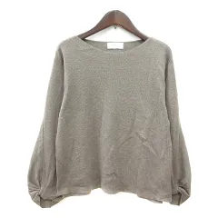 オペークドットクリップ OPAQUE.CLIP ニット セーター 長袖 36 S グレー /MN