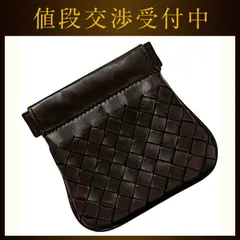 ボッテガヴェネタ コインケース ブラウン イントレチャート 189987 美品