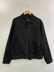 【中古品】 COMOLI コモリ 23AW BLACK DENIM JACKET Y03-01001 ブラック デニムジャケット ライトアウター Gジャン 【140-251129-kk-24-min】