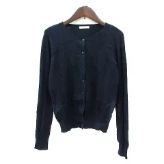 テチチ Te chichi カーディガン ニット F 紺 ネイビー /MN