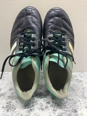 送料無料！！adidas アディダス　キッズサッカーシューズ　22.5cm  ネイビー×グリーン　#80107MO298