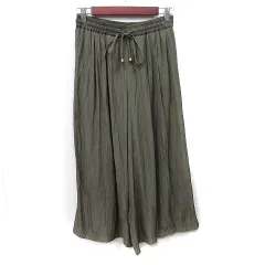 コラージュ ガリャルダガランテ COLLAGE GALLARDAGALANTE ワイドパンツ スカンツ F 緑 カーキ /YI