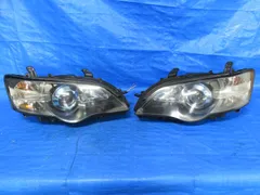 ブルーメッキ レガシィBP5 BP9 BL9 BL5 BLE HIDヘッドライト 超美品 レガシィBP5 BL5 前期インナーブルーメッキ純正HIDヘッドライト