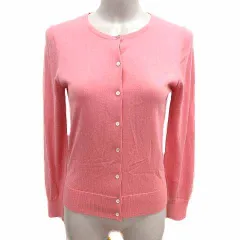 組曲 クミキョク KUMIKYOKU カーディガン ニット 長袖 2 M ピンク /YK