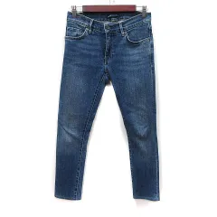 リーバイス Levi's スキニーパンツ デニム ジーンズ ダメージ加工 25 紺 ネイビー /YI