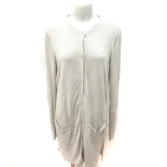 セオリー Theory カーディガン ニット 長袖 S ベージュ /RT