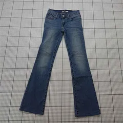 ◇ Θ リーバイス Levi's 715ブーツカットジーンズ 24インチ レディース ブルー系 E  【1511110034124】