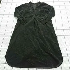 ◇ ⊇ サニーレーベル アーバンリサーチ LA07-26T701 コーデュロイシャツワンピース ブラック系 レディース E  【1511110035428】