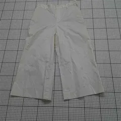 ◇ Θ ユナイテッドアローズ UNITED ARROWS ワイドパンツ 1514-126-4482 ホワイト系 レディース E  【1511110035121】