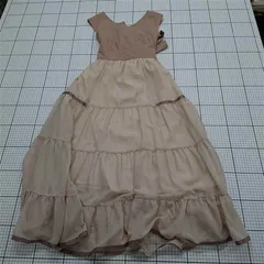 ◇ ⊂ ワンピース ジルスチュアート JILLSTUART ティアードワンピース ベージュ系 Mサイズ レディース E  【1511110035510】