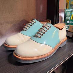 未使用級✨リーガル サドルシューズ プレーントゥ 2051 レザー バイ