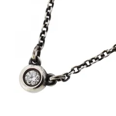 ★SALE【5jpb0534】ティファニー ネックレス バイザヤード 1PD シルバー925 ダイヤモンド【中古】レディース
