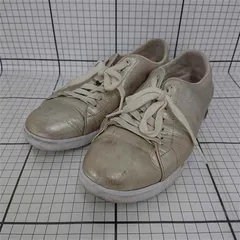 ◇ Θ コール ハーン Cole Haan W28656 レザースニーカー ゴールド系 レディース24 E  【1511110039990】