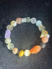 天然石ブレスレット - 多色