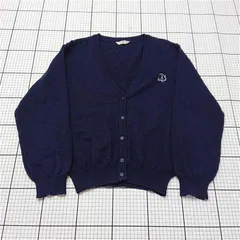 ◇ ⊇ ユキコハナイ YUKIKO HANAI ウール ニットカーディガン ネイビー レディース E  【1511110040705】