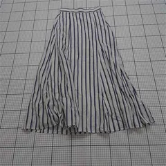 ◇ ⊂ ナノ・ユニバース nano・universe NL11SKT011TY ストライプスカート レディース 38 E  【1511110042419】