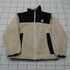 ◇ ⊇ エレメント ELEMENT BB024-762 ボアフリースジャケット アイボリー系 メンズ F E  【1511110042013】