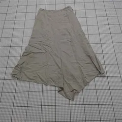 ◇ Θ ミラオーウェン Mila Owen 09WFS191061 リネン混アシンメトリースカート ベージュ系 レディース0 E  【1511110042679】