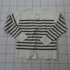 ◇ ⊇ ロペピクニック ROPE PICNIC ボーダー ニットカーディガン 38 レディース E  【1511110042570】