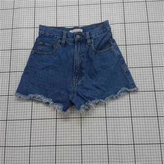 ◇ Θ アズールバイマウジー AZUL BY MOUSSY デニムショートパンツ Sサイズ レディース E  【1511120018701】