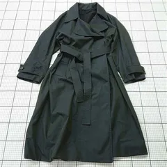 ◇ ⊇ ユニクロ UNIQLO ベルト付きトレンチコート ブラック系 Mサイズ レディース E  【1511120021305】