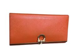 LOEWE ロエベ 財布 ヴァーティカル チェーンウォレット レッド ピンク