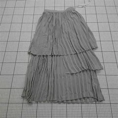 ◇ Θ 未使用 リゼクシー RESEXXY プリーツティアードスカート グレー系 レディースＦ E  【1511120024467】