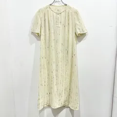 Chloé ウール ワンピース ノーカラー  カスリ ストライプ サイズ38 【送料込み】のサムネイル