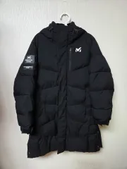 ミレー ブラック ロング丈ダウンジャケット 150